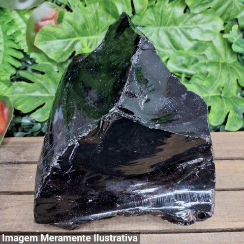 Obsidiana Negra 1,830 Kg.  - Unidade